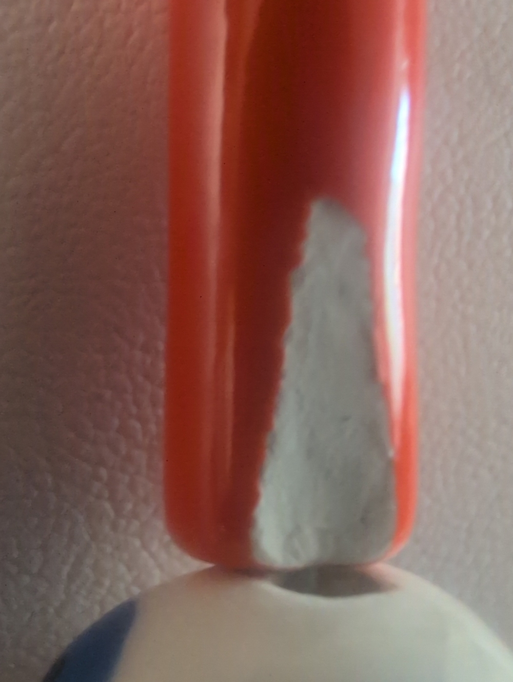 Candace Lowheed Signed Ceramic Bead Necklace - Red & Orange Accents - Picture 9 of 10